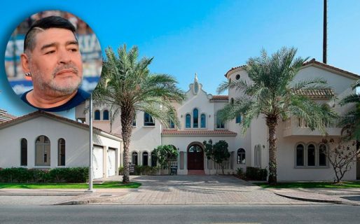 Alquilan la mansión donde vivió Maradona en Dubai