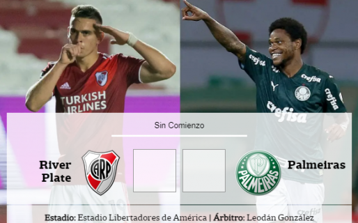 River- Palmeiras: primera semifinal de la Copa Libertadores