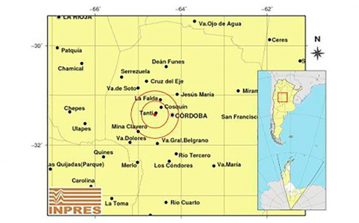 Sismo en Córdoba: un temblor de 4.3° en la escala Richter sacudió a la provincia