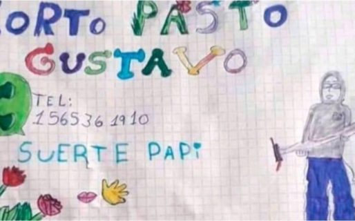 Un dibujo de su hija que se volvió viral le ayudó a conseguir trabajo