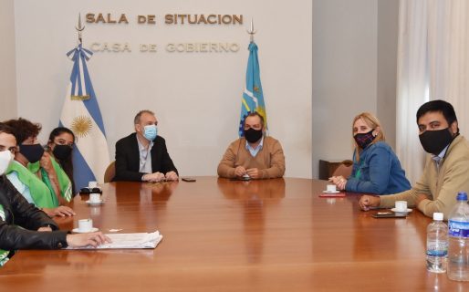 Dirigentes de ATE Comodoro fueron recibidos por autoridades provinciales