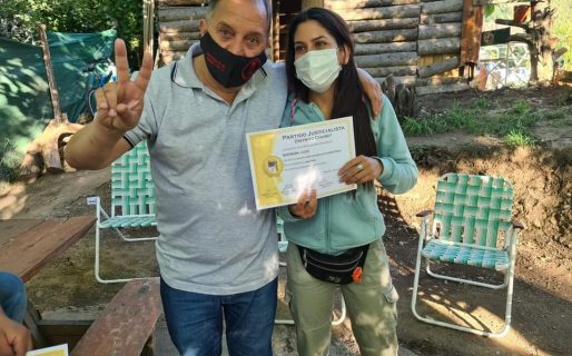 Linares acompaño la asunción de la presidenta del PJ de Lago Puelo