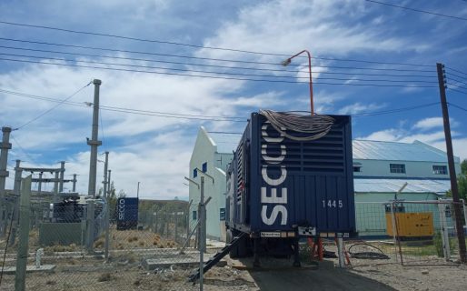 Llegó un segundo motor a la Central Térmica de Río Mayo