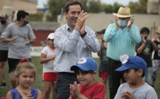El intendente participó de las actividades organizadas para los niños del Barrio Presidente Ortiz
