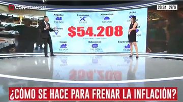 Una periodista de C5N se descompensó en vivo mientras presentaban un informe