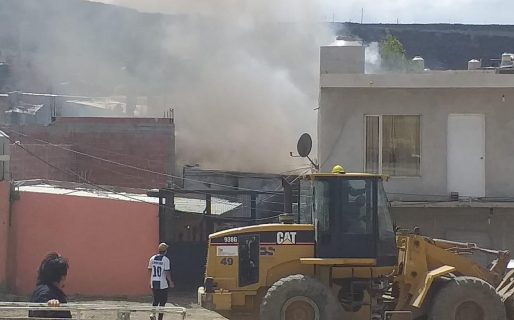 Se incendió una casa en el barrio Moure