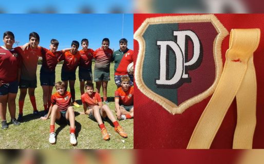 La M-14 de Portugués salió a la cancha con un listón amarillo en apoyo a la Ley Oncopediatrica