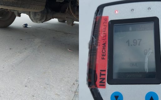 Indignante: manejaba borracho con dos nenes en el vehículo y arrojó su bebida cuando vio un control de Tránsito