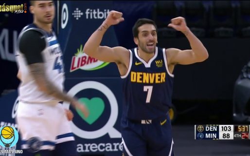Campazzo entró, la rompió y Denver ganó