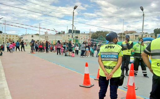 La escuelita vial «Lorenzo Rossi» recibió una gran concurrencia en el barrio 30 de Octubre