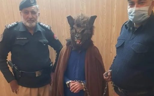 Se disfrazó de hombre lobo y salió a asustar personas en la noche de Año Nuevo: terminó detenido