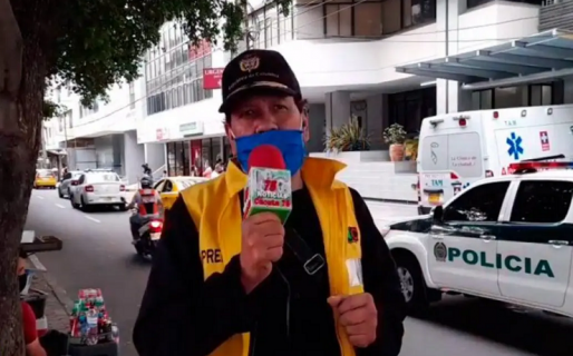 Un movilero se entera en vivo de que su esposa murió por el coronavirus