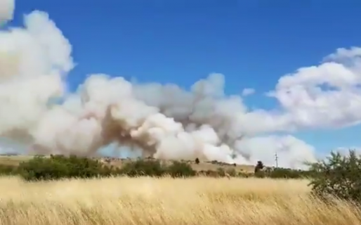 Combaten un nuevo incendio entre Esquel y Trevelin