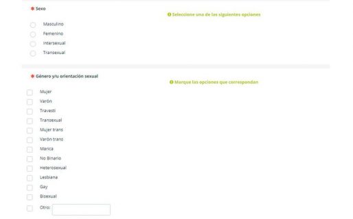 El Ministerio de Cultura incluyó “marica” entre las opciones para la orientación sexual en un formulario