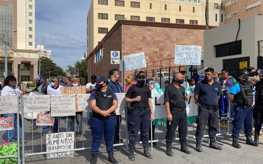 Fuerte operativo de seguridad en la audiencia pública de la SCPL