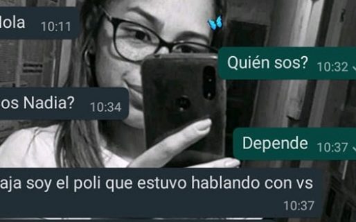 Fue a radicar una denuncia y el policía que la atendió le terminó hablando al WhatsApp
