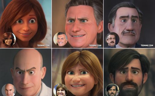 ¿Se parecen? Así se verían los políticos argentinos en “versión Pixar”