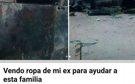 Reapareció el joven comodorense que vende la ropa de su ex en internet, pero ahora lo hace por una buena causa