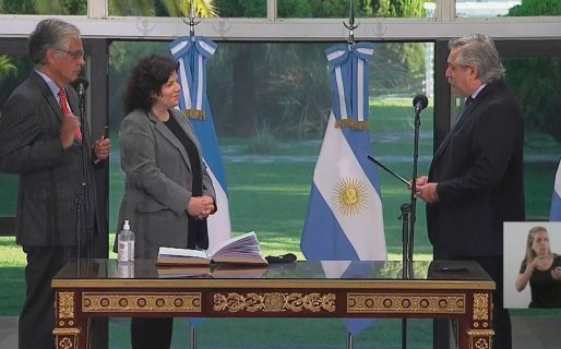 Carla Vizzotti juró como nueva ministra de Salud