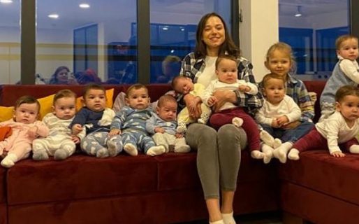 Tiene 23 años, 11 hijos y va por 100: quiere la familia más grande del mundo