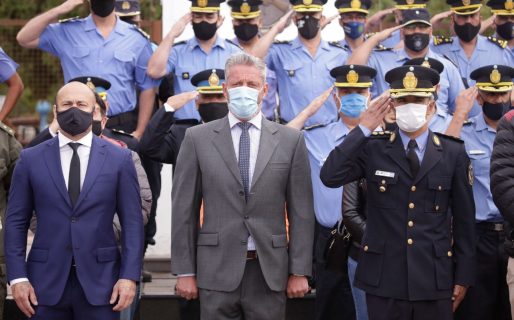 Arcioni puso en funciones a Adrián Muñoz al frente de la Unidad Regional comodorense