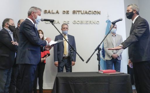 Arcioni le tomó juramento a Cittadini como nuevo presidente del IPA