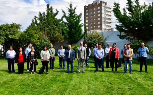 Arcioni y Sastre se reunieron con los Jefes Comunales en Rawson﻿