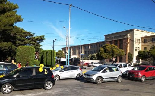 Caravana en Comodoro por la aprobación de la Ley Oncopediátrica
