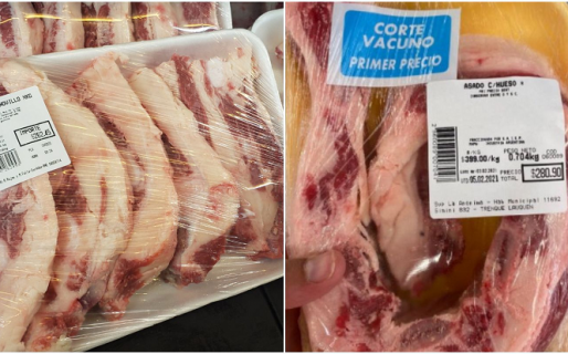 El Dipy mostró fotos de carne a “precios populares”: “Ni a un perro se le da esto”