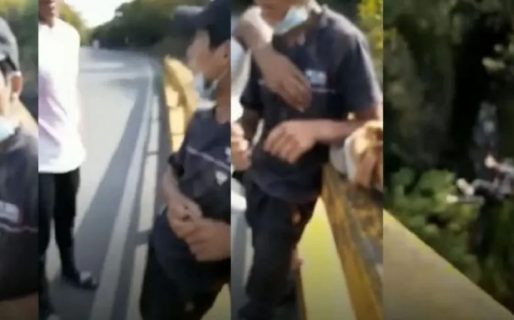 Tiran a un joven desde un puente y subieron el video en TikTok
