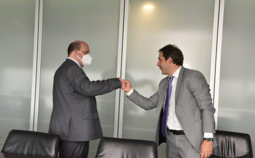 El intendente se reunió con el presidente de Aerolíneas Argentinas