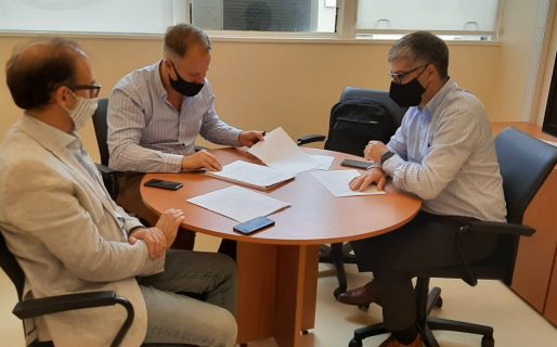 El ministro Aguilera se reunió en Buenos Aires con representantes de Vialidad Nacional