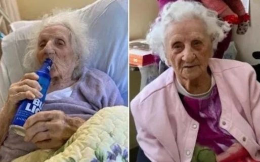 Tiene 103 años, venció al Coronavirus y lo celebró tomando una cerveza