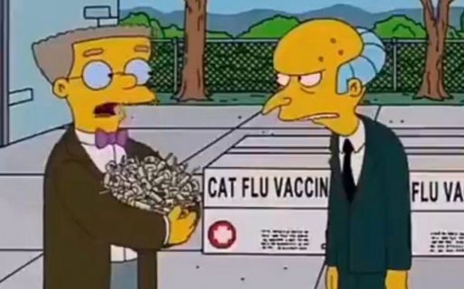 La escena de Los Simpson que es furor en las redes por el escándalo de los vacunados VIP