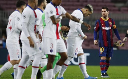 PSG goleó al Barcelona por la ida de los octavos de final de la Champions League