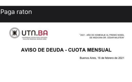 “Pagá ratón”: el insólito mail que envió una universidad a sus estudiantes