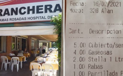 Pidieron parrillada para 5 en el Tigre: un ticket que da miedo