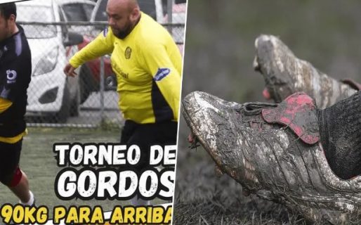 Organizaron un torneo de fútbol para jugadores que pesen más de 90 kilos