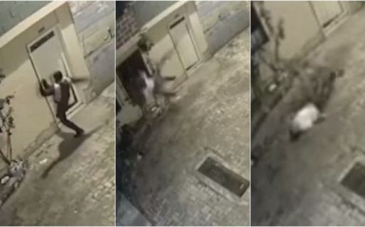 Una mujer se tiró de un segundo piso para escapar de la agresión de su pareja