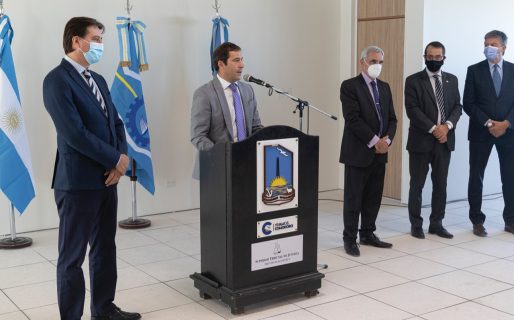 El intendente acompañó el final de la primera etapa de la Ciudad Judicial