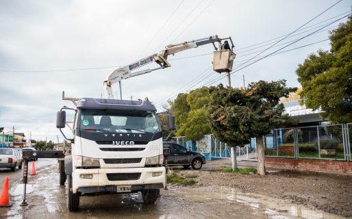 La SCPL instaló más de 470 artefactos Led en los corredores seguros escolares
