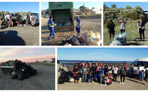 Urbana colaboró con los voluntarios que se juntaron a limpiar las playas