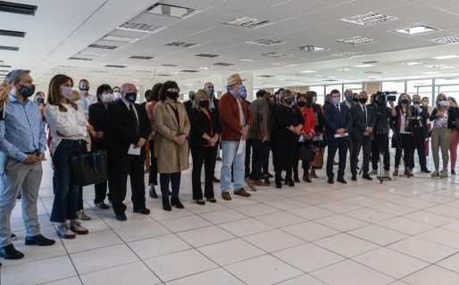 Funcionarios provinciales participaron de la inauguración de la primera etapa de la Ciudad Judicial