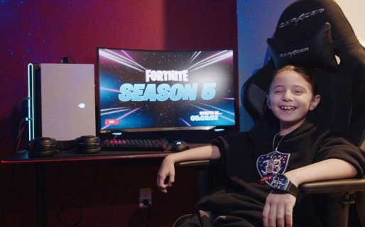 Un nene de 8 años es la estrella más joven de Fortnite: firmó un contrato de US$33.000