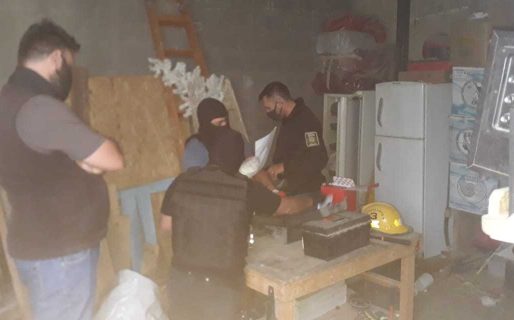 Limpiaba patios y después robaba herramientas