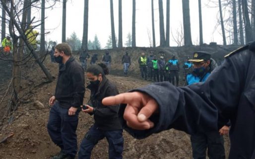 Policía del Chubut busca indicios de los responsables de los incendios