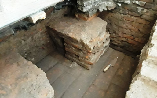 Increíble hallazgo del piso de una casa del Buenos Aires de 1810 que apareció en una excavación