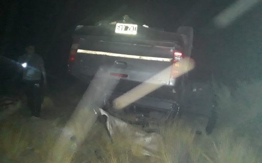 Varios heridos en un vuelco en la ruta 3