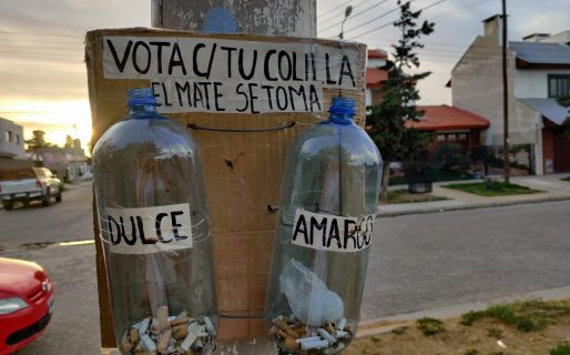 ¿Mate dulce o amargo?: La genial idea para evitar que la gente tire colillas en la vía pública