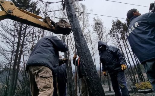 Un operario sufrió una descarga eléctrica mientras trabajaba en la restitución del servicio en Catarata Norte